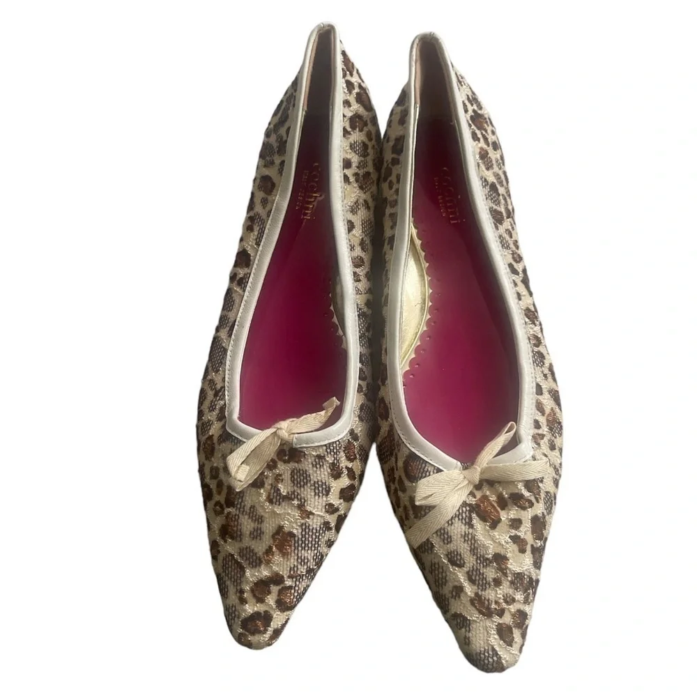 Cochni Leopard Print Flats